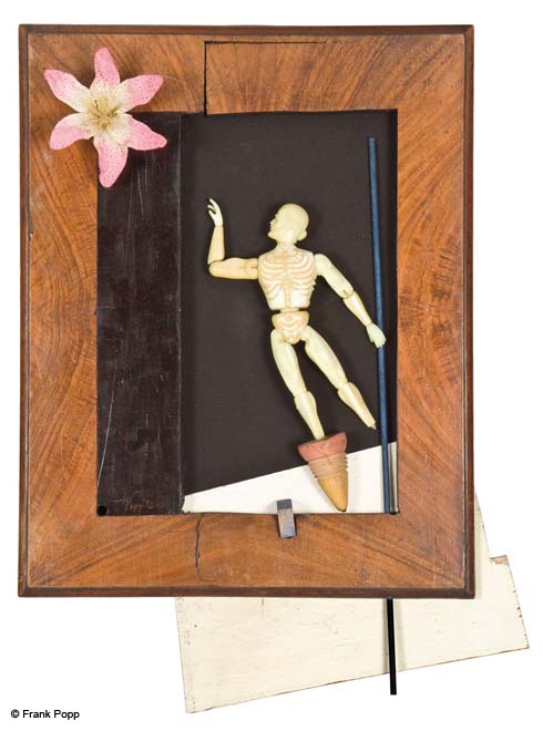 Leuchtende Begierde eines Karatemannes